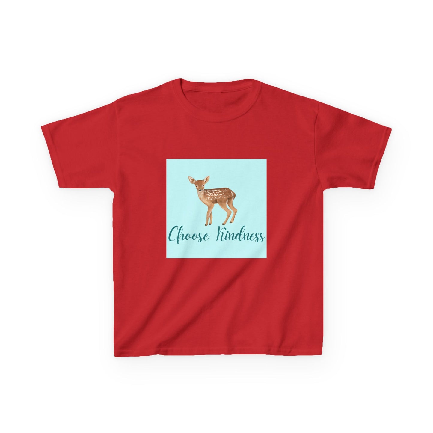 Kids T-Shirt, Deer Choose Kindness Back to School Tee, Preschool Kindergarten Shirt, Children's Clothing, Youth Top
