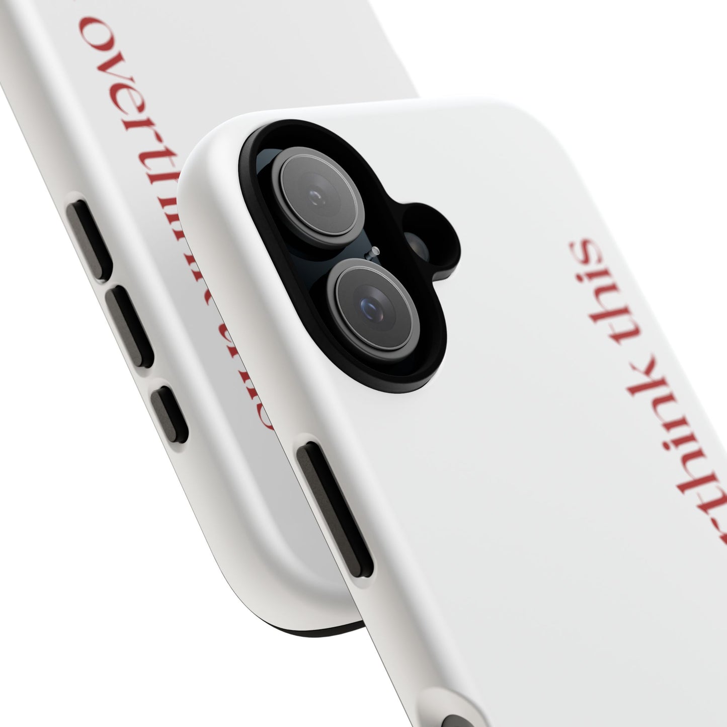 'Let me overthink this' Phone Case