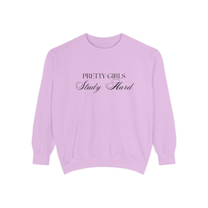 'Pretty Girls Study Hard' Sweatshirt