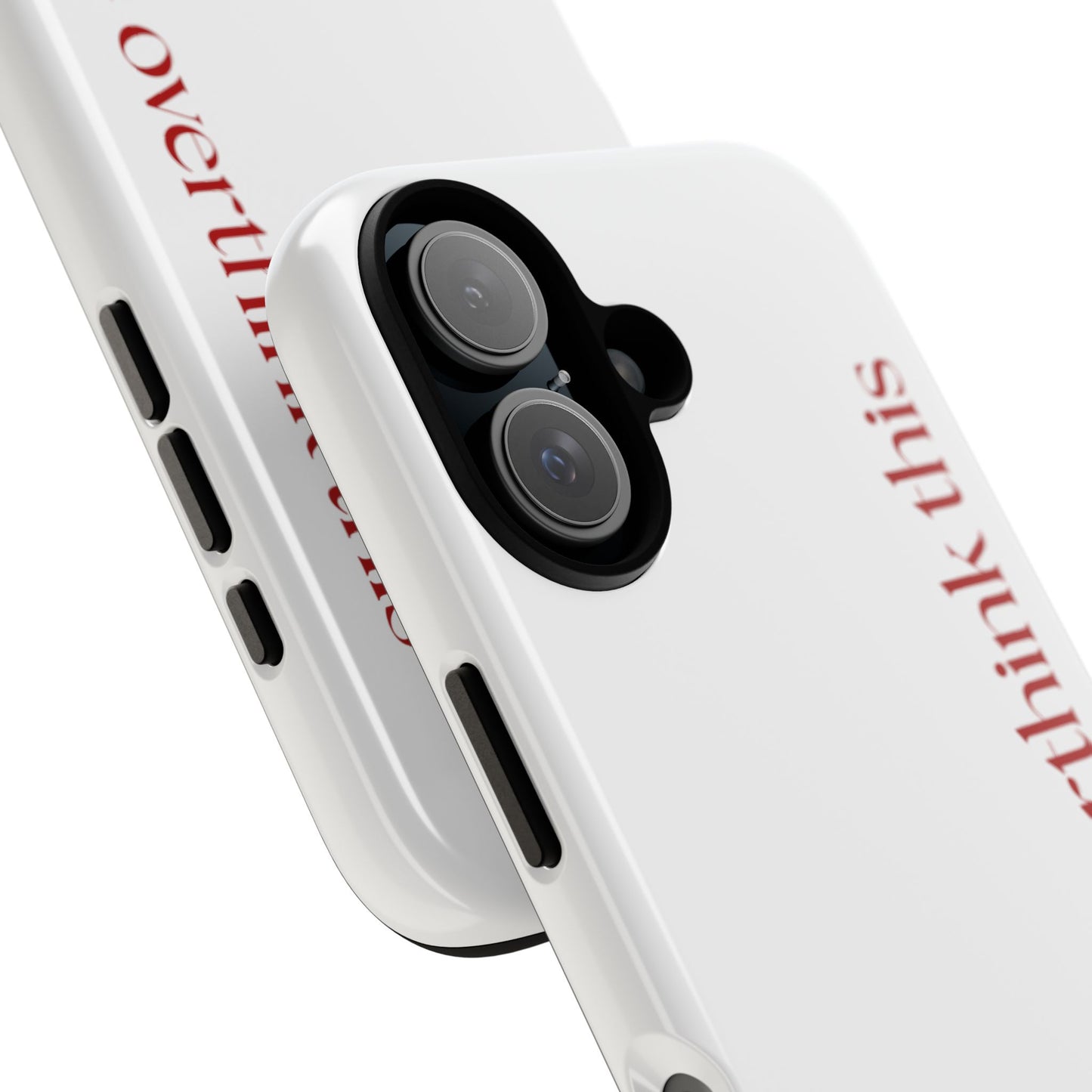 'Let me overthink this' Phone Case