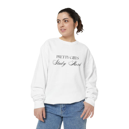 'Pretty Girls Study Hard' Sweatshirt