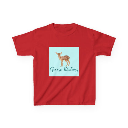 Kids T-Shirt, Deer Choose Kindness Back to School Tee, Preschool Kindergarten Shirt, Children's Clothing, Youth Top