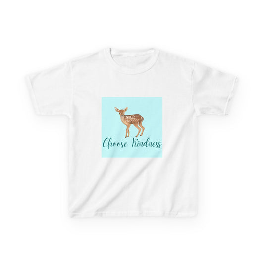 Kids T-Shirt, Deer Choose Kindness Back to School Tee, Preschool Kindergarten Shirt, Children's Clothing, Youth Top